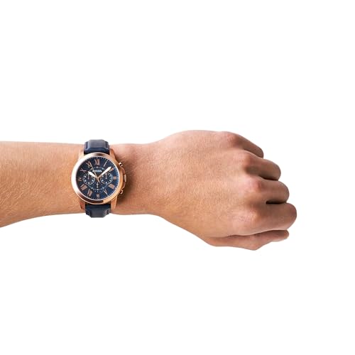 Image of Fossil Men's Watch, Grant Quartz Stainless Steel Chronograph Watch for Men