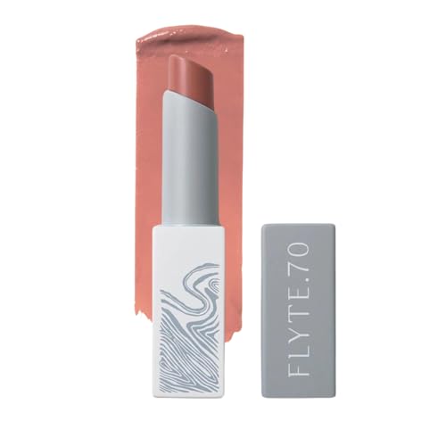 FLYTE.70 Pink Nude Lip Sheer Buildable Lip Balm Soft Shine Silky Smooth Application with Hyaluronate, Vitamin E, Squalene, Coconut Oil High Impact Smoothes & Hydrates Makeup for Dry Lips (Oh L'Amour)