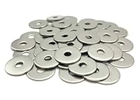 ProRaje Unterlegscheiben aus Metall, M4, Edelstahl, Außendurchmesser: 16 mm | flache Unterlegscheibe, extra breit M4 x 16 mm | Edelstahl A2 (V2A/304) Norm NFE 25513 LL | Holz/Metall/Muttern/Schrauben/