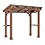 VEIKOU 8’x5’ Grill Gazebo, BBQ Gazebo Shelter with Galvanized Steel Roof, Cedar Frame, Patio Gazebo for Barbecue, Backyard, Garden, Deck