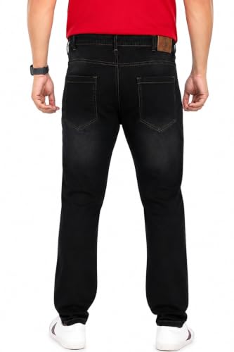 Image of Pluss Tribe - Plus Size Jeans for Men - Denim Jeans - Ideal for Casual, Office Available Sizes : 40 to 52