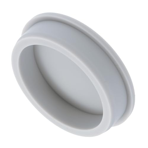 Image of MECCANIXITY High Temp Silicone Plug Mount Dia 68.6mm /2.7 Inch T Shaped Rubber Stopper Hole Plugs for Powder Coating Plating Waterproof Sealing Plugs Grey Pack of 1(OD 75mm /2.95 Inch), Gray