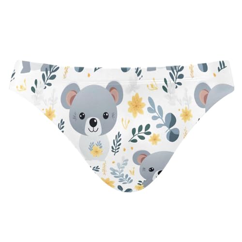 Amazon.com: Men's Cute Koala Swim Briefs Bikini Swimsuit S