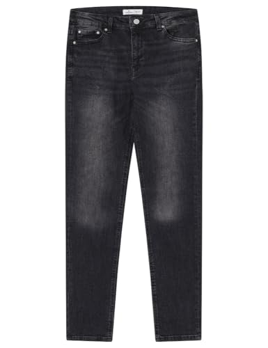 Jean slim crop noir extensible pour silhouette élancée en 34