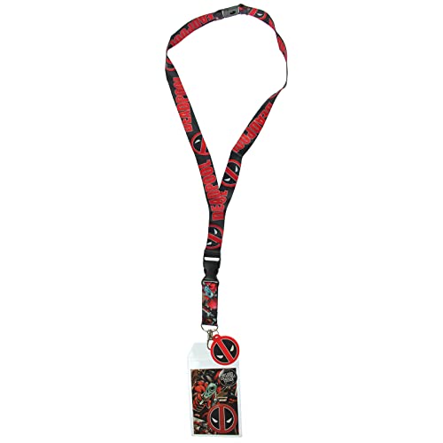 Marvel Deadpool Lanyard ID Holder with 2