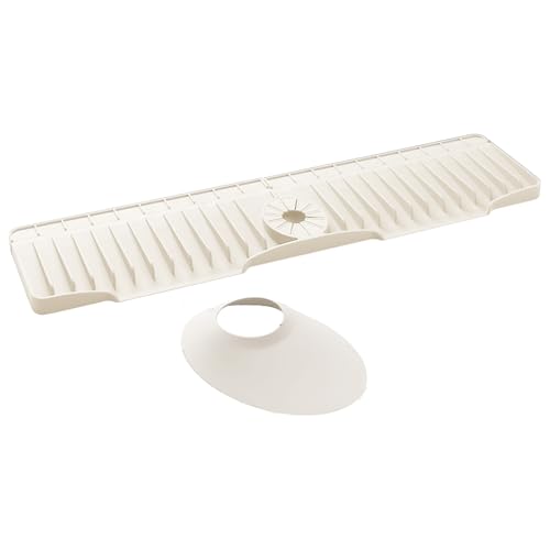 Protector de salpicaduras detrás del grifo en silicona duradera con inclinación de 15° 2