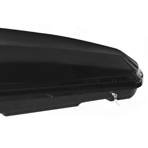 MENABO Diamond 500 Liter / 17.6 Cubic Feet Duo Roof Box, Black