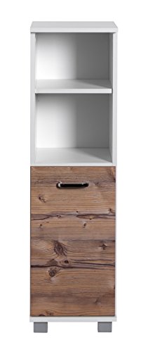 Schildmeyer Highboard Casa | In Weiß und Silberfichte | 30.3 x 110.5 x 32.6 cm - Casa Schildmeyer Highboard Casa | In Weiß und Silberfichte | 30.3 x 110.5 x 32.6 cm