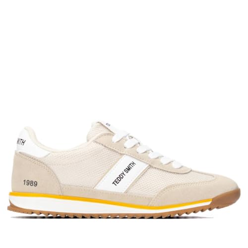 Baskets beige femme Teddy Smith 120549 semelle souple