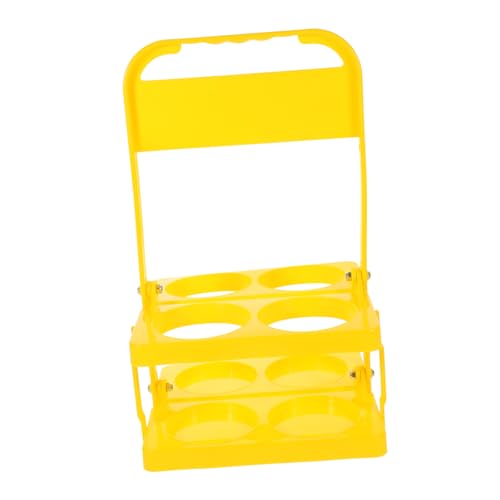 GAROZATION Folding Beer Basket Portable Beer Carrier with Handle Drink Holder for Parties Easy to Store for Transporting and Beverages Versatile and Practical Design