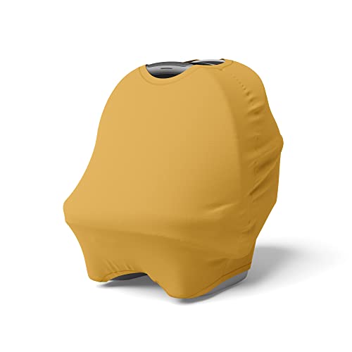 Image of Natemia Car Seat Covers for Babies – Multipurpose, Breathable Baby Car Seat Canopy, Nursing Cover- Stretchy 360 Coverage - Breastfeeding Privacy, Shopping Cart and High Chair Cover - Newborn Essential