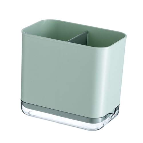 Image of Kitchen Utensil Holder, Cutlery Drainer Rack with Compartment, Suitable for Spoon, Fork, and Chopsticks, for Household Use