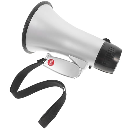 WHAMVOX 25w Portable Megaphone Bullhorn for Party Cheerleading Safety Lightweight Handheld Voice Amplifier with Extended Battery Life Easy to Carry for Events