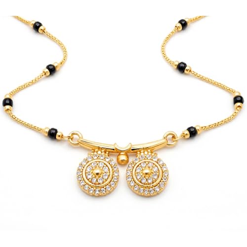 Image of 1 Gram Gold Plated Mangalsutra for Women Stylish Gift for Wife Daily Wear