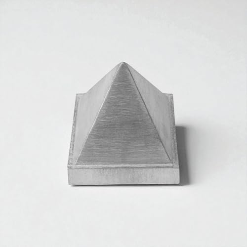 Image of Vastu Aluminium Pyramid Solid |2.5-Inch |Weight- 270gm Approx |Vastu Remedy| Pyramid for Positive Energy, Health & Wealth | Entrance - North, NNE, NE | Pack of 1