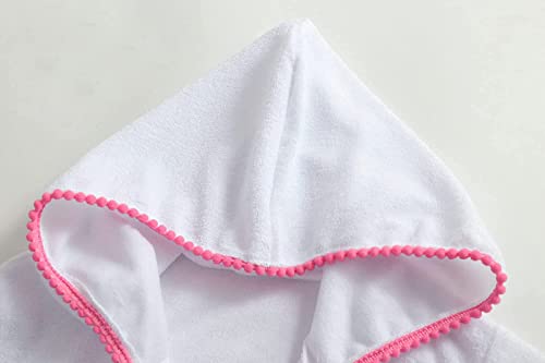 Betadog Kid Girls Swim Cover Up Kid Hooded Zip-Up Terr𝐲 Swimsuit Coverup Towel Bathing Suit Kid Hooded4