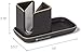 Full Circle Stash, Ceramic Kitchen Sink Caddy, Stylish Modular Sponge Holder & Dish Brush Organizer, Gray and White, 11