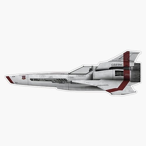 MAGNET Battlestar Galactica Viper - Classic Skin Magnetic Vinyl Sticker Decal Magnet 5