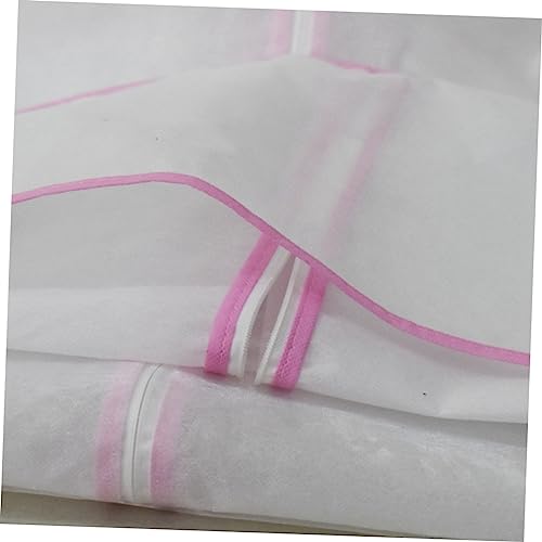 2pcs Non Woven Fabric Garment Cover Bags Long Breathable Dress Storage for Wedding Dresses Family Use Clothes and Dirt4
