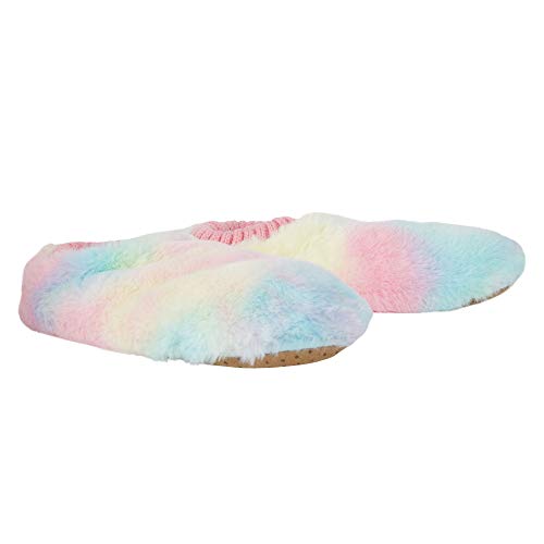 Image of Jessica Simpson Women's and Girl's Plush Fleece Lined Slipper Socks with Anti-Slip Sole- Mommy & Me Set Options