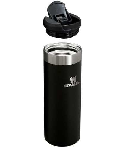 Stanley AeroLight Transit Bottle 16 oz | Locking Drink Through Lid | Leak Resistant Water Bottle or Coffee Travel Mug | Lightweight Insulated Stainless Steel | BPA-Free | Black - Image 3