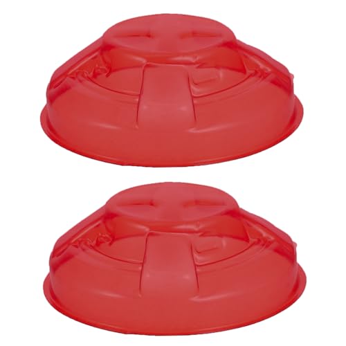 iplusmile Detector Protective Covers 2pcs, Plastic Dustproof Caps for Kitchen and Restaurant Alarm Detectors, Fire Safety Sensor Shields for Home and Commercial Use