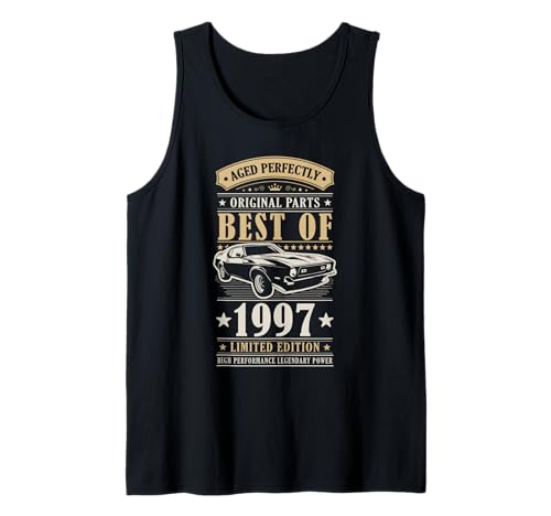 Best of 1997 Birthday Classic Car Limited Edition Men 1997 Tank Top