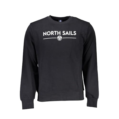 Sweat North Sails homme noir pull chaud confortable sans zip