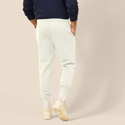 Image of Amazon Essentials Men's Relaxed Fit Fleece Joggers Sweatpants with Drawstring Waist, Tapered Leg, Ribbed Cuffs, Brushed Interior
