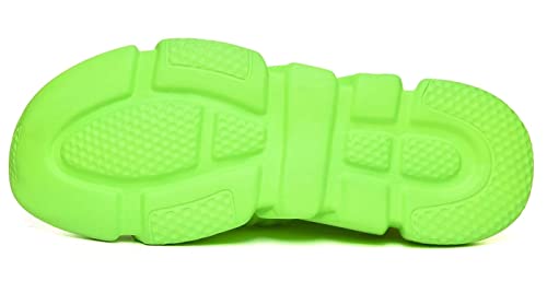 Image of GSLMOLN Mens Womens Fashion Sneakers Unisex Slip on Ultra-Sock Knit Soft Sole Breathable Lightweight Casual Walking Shoes
