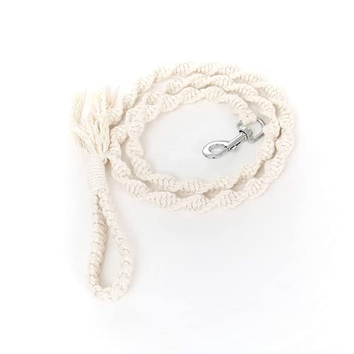laddawan Makramee Hundeleine Seil Hundeleine Hundezubehör (beige) Cover