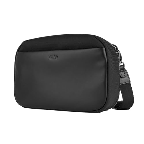 Sac à bandoulière en cuir noir Raven Black par alto pour toutes vos sorties