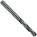 Chicago Latrobe 190 High-Speed Steel Reduced Shank Drill Bit, Black Oxide Finish, Round Shank, 118 Degree Conventional Point, 11/16