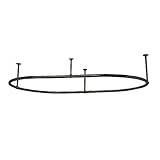 Vintage Tub & Bath Clawfoot Tub Oval Shower Enclosure - 30 X 60 Inch