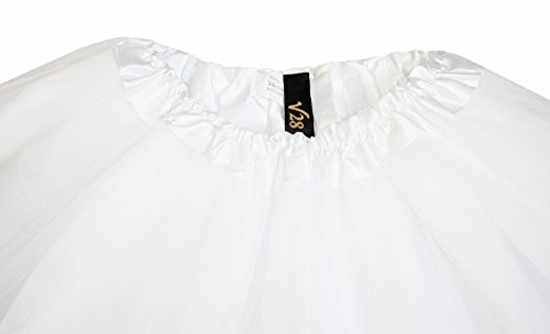 V28 43230-20146 Women'S, Teen, Adult Classic Elastic 3, 4, 5 Layered Tulle Tutu Skirt thumb #3