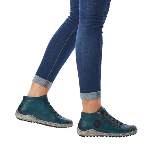 Remonte Damen Low-Top Sneaker R1498, Frauen Halbschuhe,lose Einlage,schnürer,Business,Freizeit,straßenschuhe,Strassenschuhe,blau (12),42 EU