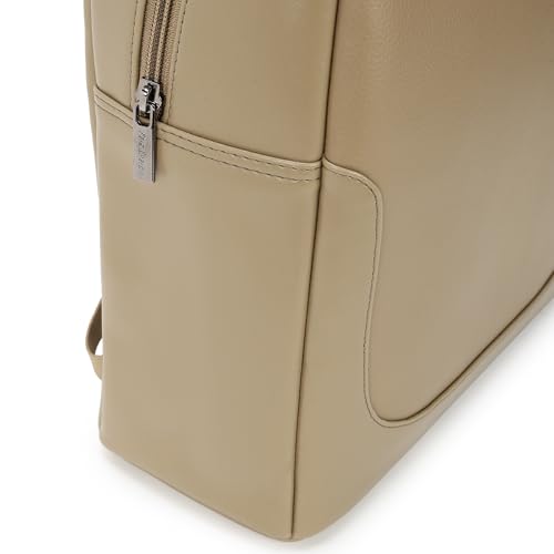 Image of Fastrack Backpack For Women | 11-Inch Tablet Compartment | Faux Leather Casual Backpack With Utility Pockets & Webbing Strap