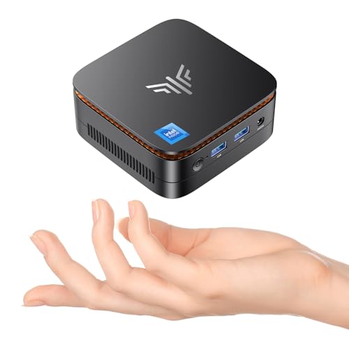 KAMRUI Essenx E1 Mini PC, 16GB DDR4 RAM 256GB M.2...
