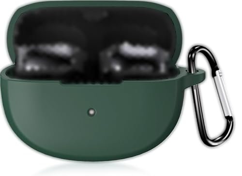 Image of Silicone Cover Compatible with Bose Ultra Open Earbuds Case Cover, Compatible with Bose Earbuds case Cover, Shockproof Protective Pouch (Dark Green)