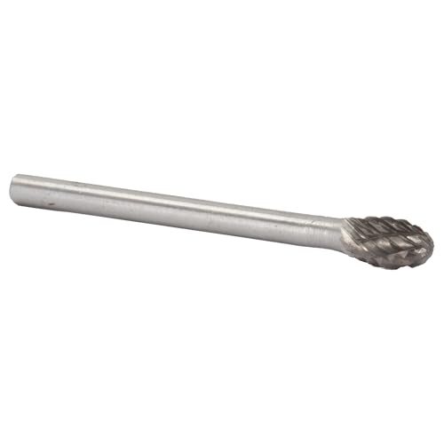Image of Drill America SE-51 Carbide Burr /Rotary File Oval Double Cut for Die Grinder 1 /4 inch Dia. x 3 /8 inch Cut Length with 1 /8 inch Shank and 1-3 /4 inch Overall Length, DUL Series