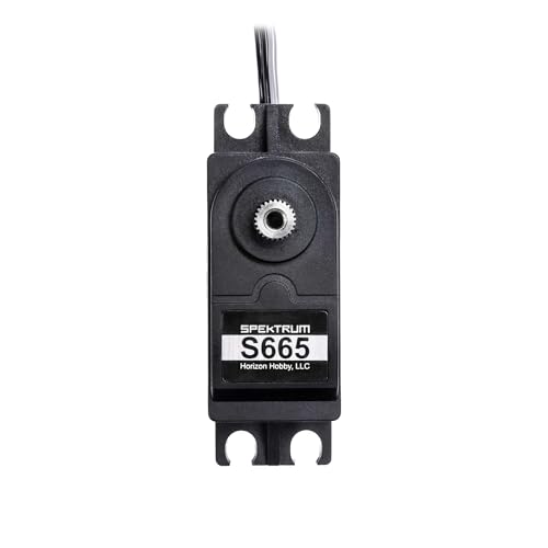 Evita roturas de dirección con Spektrum S665 alto torque y su fuerte engranaje de acero 25T 3