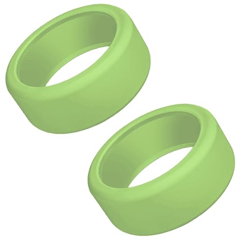 Image of 2-Pack Smart Ring Silicone Cover Compatible with Oura Ring Gen 3, Gabit Ring- Lightweight Silicone Smart Ring Protector, Skin Friendly Case for Working Out, (S for 6 7 8 9 10) Olive