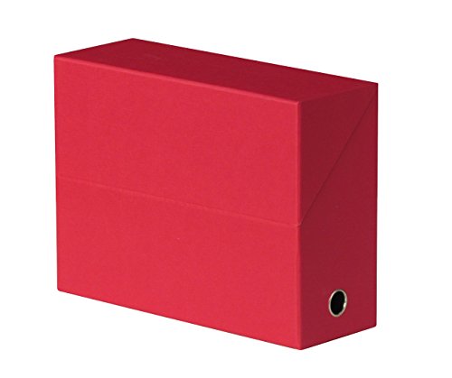 OXFORD Boîte de Transfert Toilée Dos 9 cm Rouge