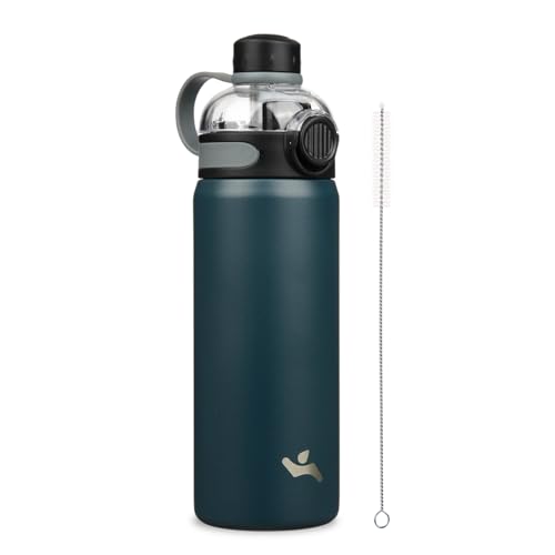 Image of Konokyo 24 oz Insulated Stainless Steel Water Bottle with Straw Lid