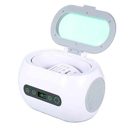 ERYUE Máquina De Limpeza,Limpador Ultrassônico Digital 600Ml Com Função De Desgaseificação De Óculos