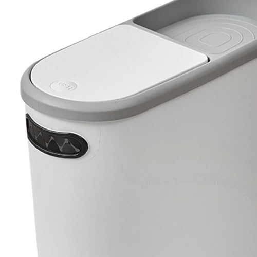 Poubelle nordique moderne et étroite de 10 L pour optimiser l'espace de la maison - 3