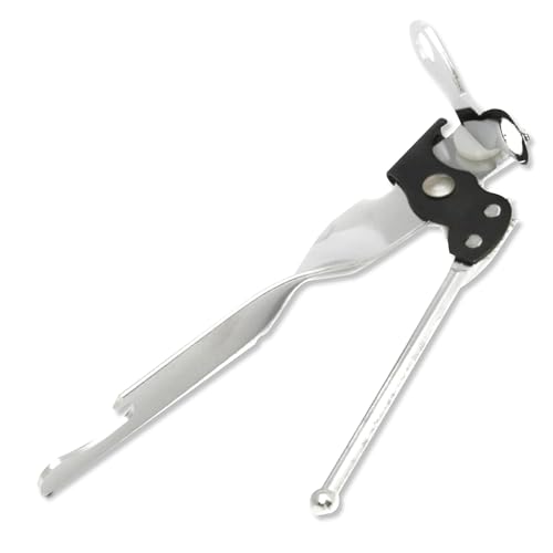 Chef Craft Select Can Opener with Bottle Opener, 7 Inch, Chrome, Nickle Plated
