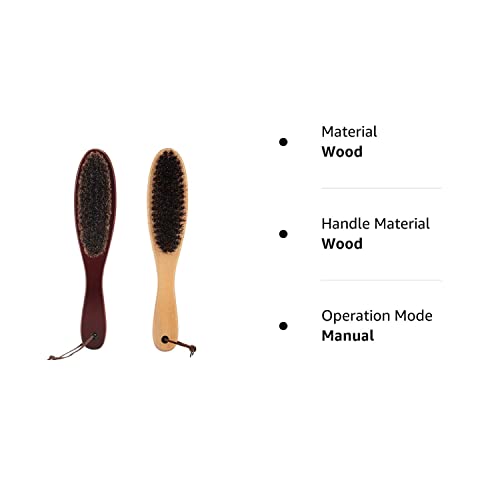 Cokaka Clothes Garment Dust Cleaning Brush Lint Remover Brush With Genuine Soft Horsehair And Wooden Handle For Coat Men Suits Shoes Jacket Furniture Car Mat And Pet Hair (2-Pack) #TOP7