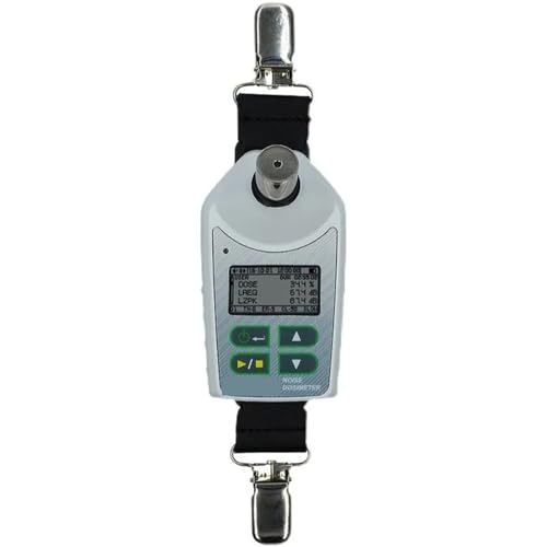 小型騒音計(バッジタイプ)軽量・騒音計ダイナミック70dB〜140dBピーク103dB〜143dB 省電力