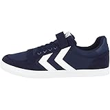 Hummel Unisex-Kinder Slimmer Stadil Low Jr Sneaker Niedrig, Dress Blue, 39 EU